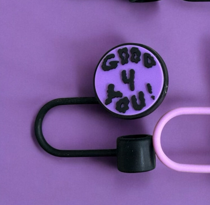 Olivia Rodrigo Purple Sour Album Straw Toppers