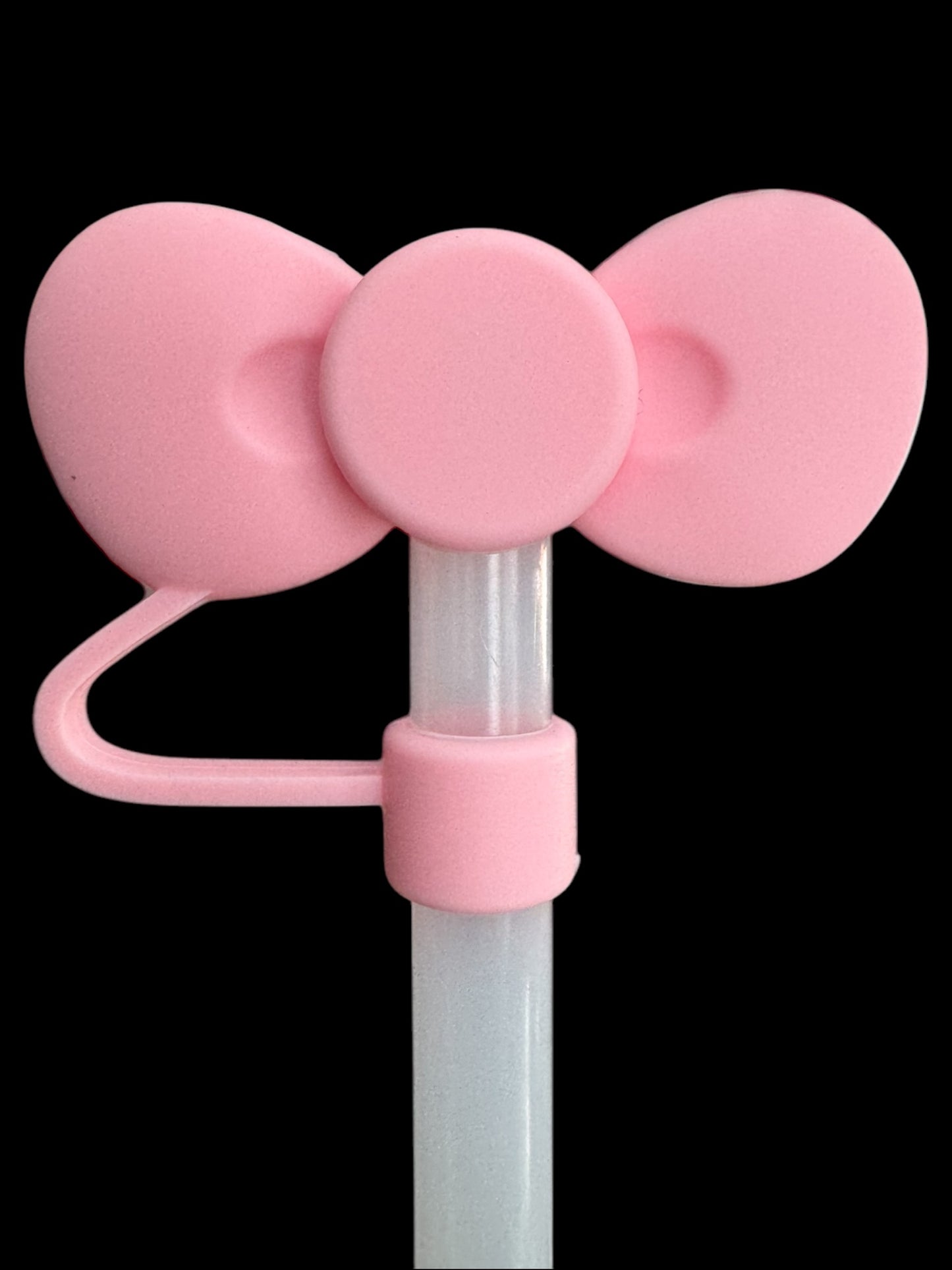 Hello Kitty Pink Red Straw Toppers