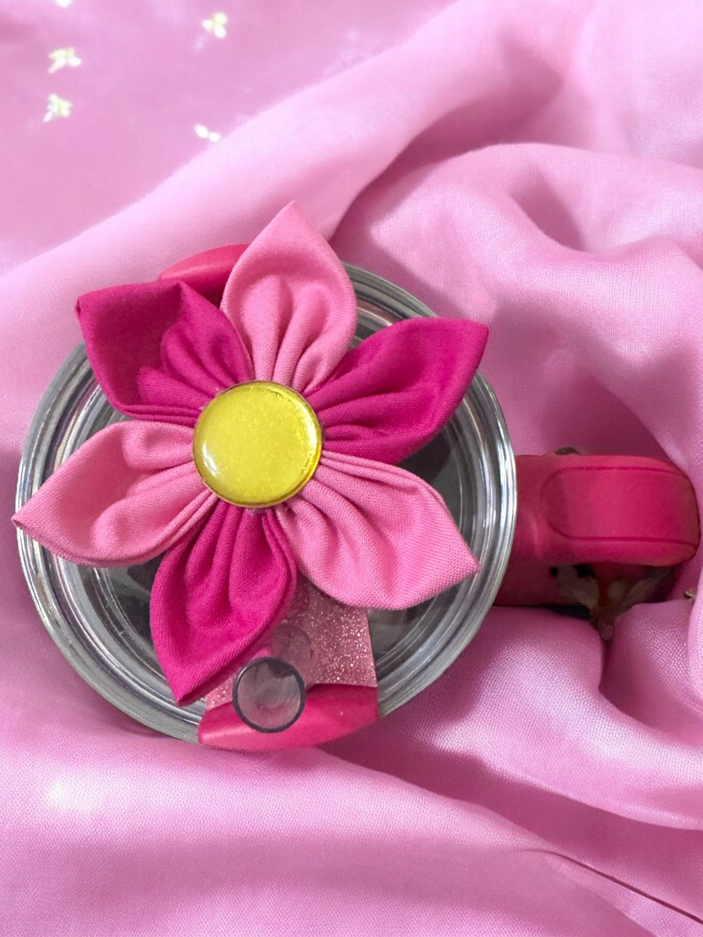 Icon Pink with Gold Floral Fancy