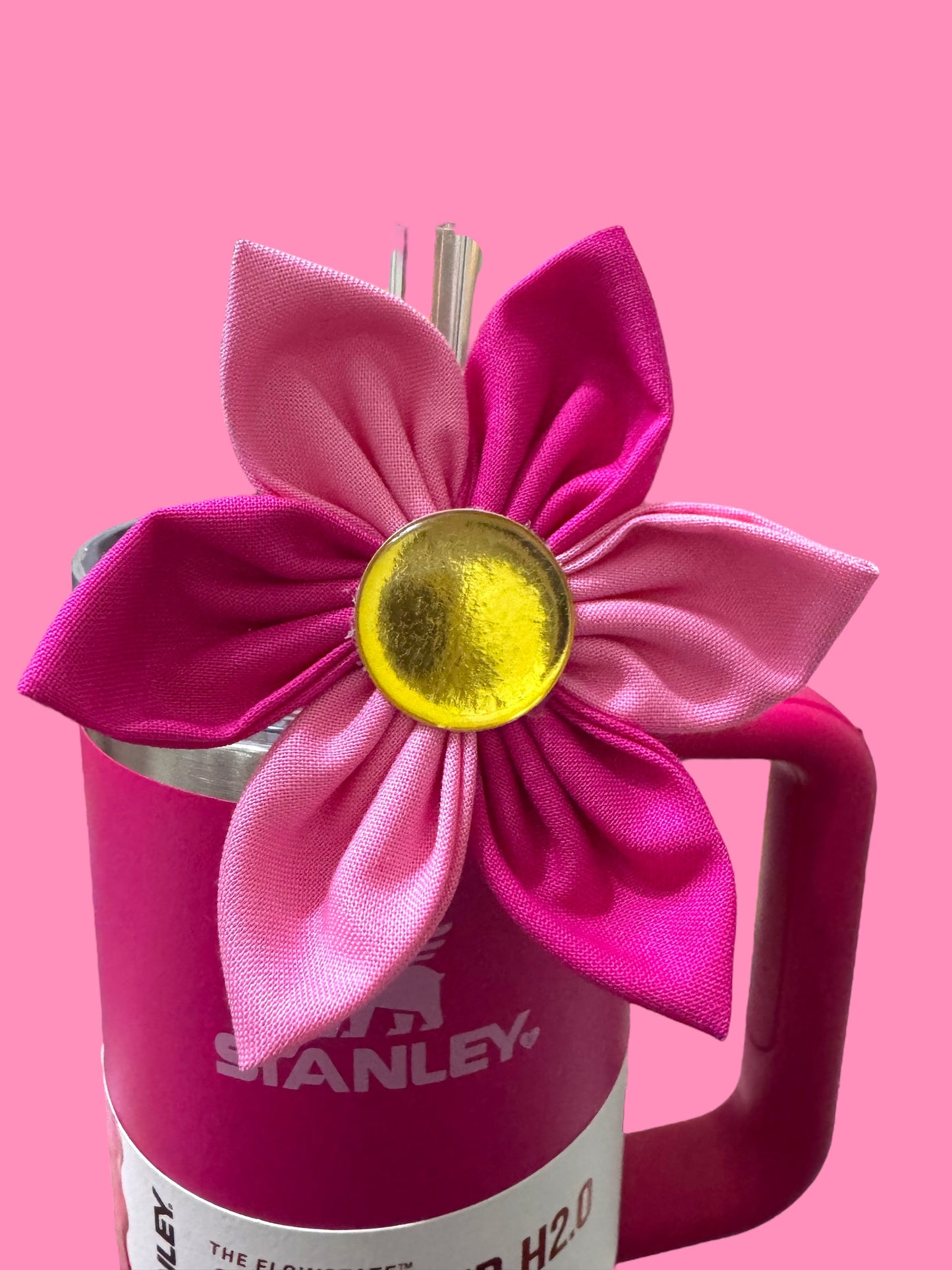 Icon Pink with Gold Floral Fancy