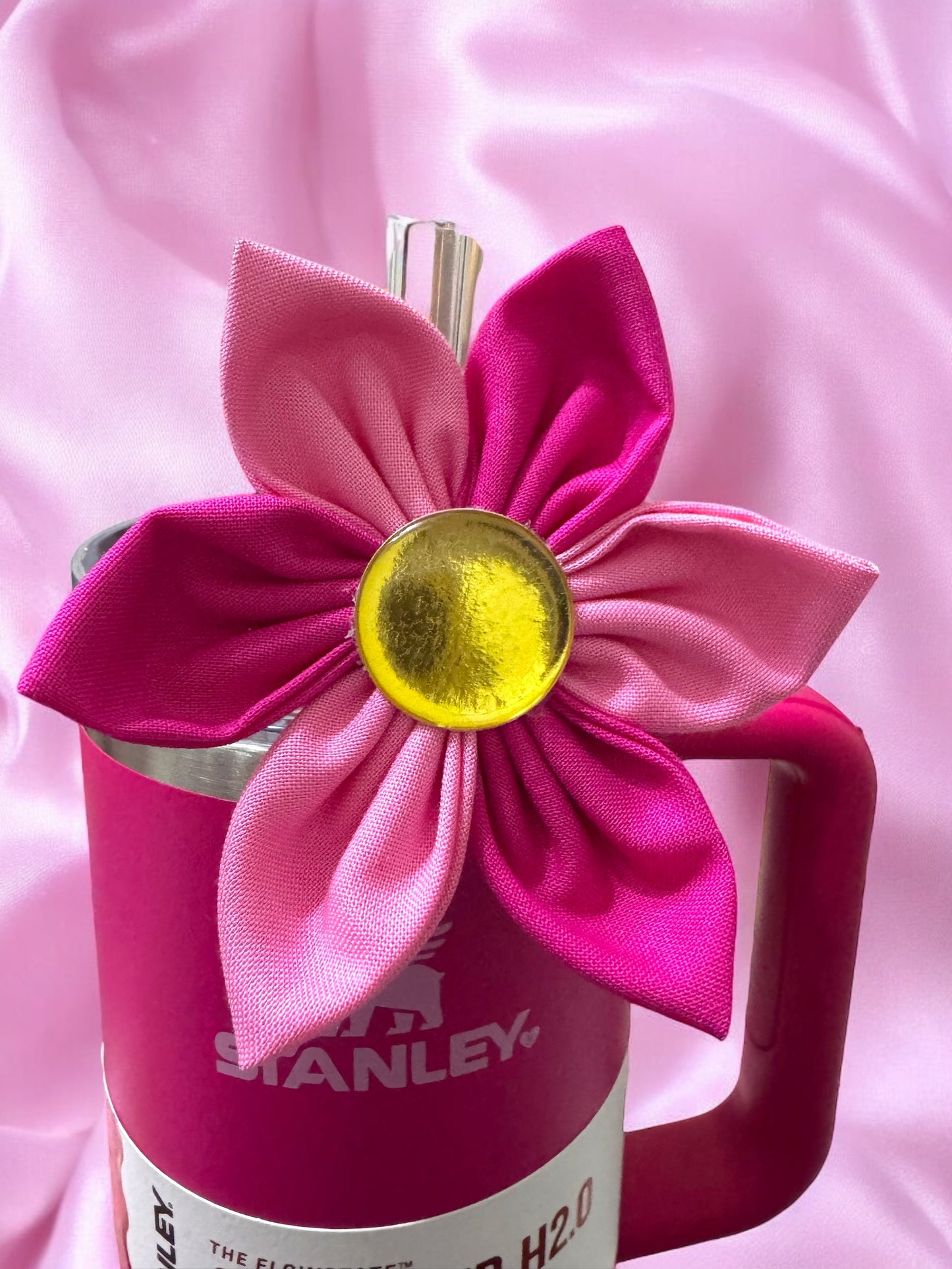 Icon Pink with Gold Floral Fancy