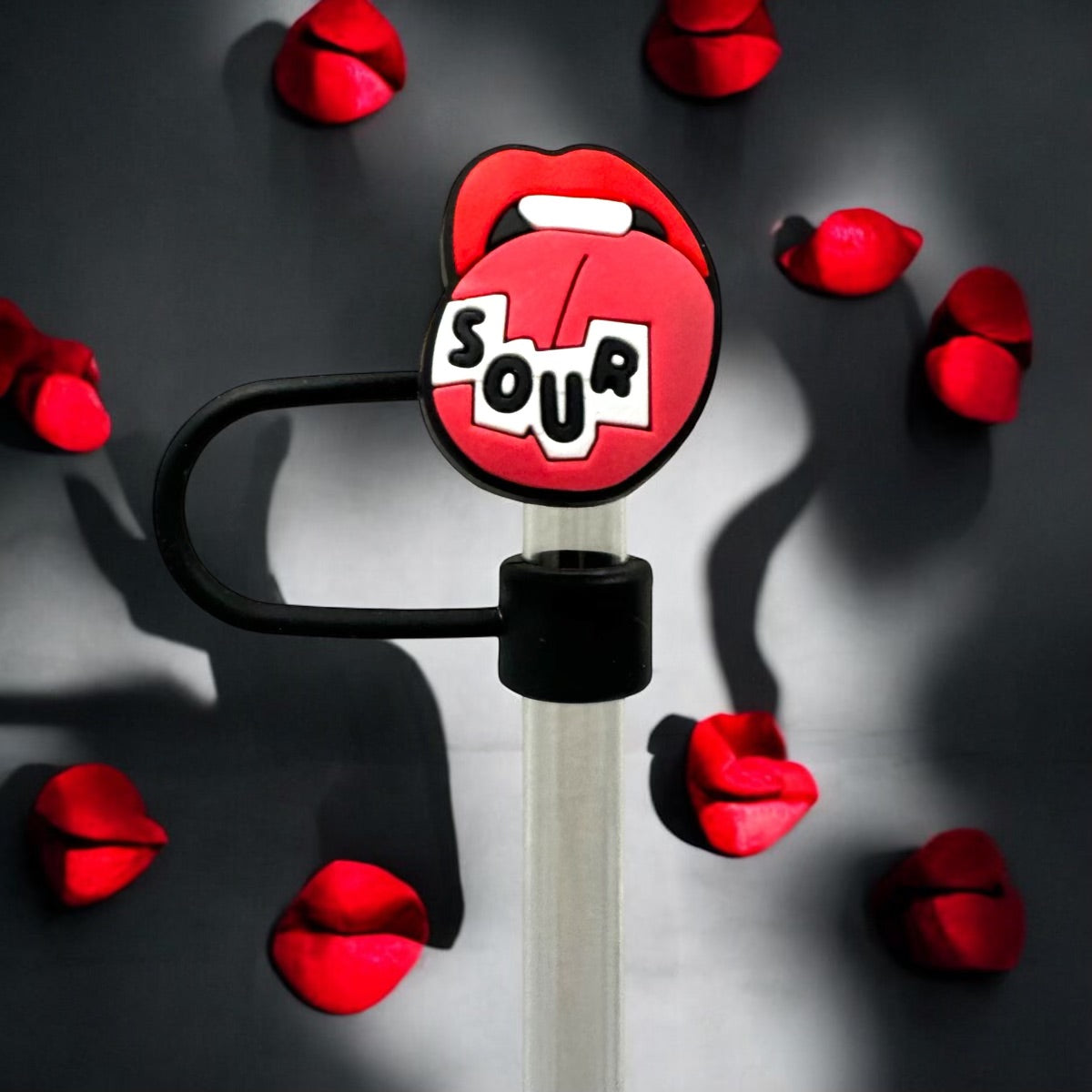 Olivia Rodrigo Purple Sour Album Straw Toppers