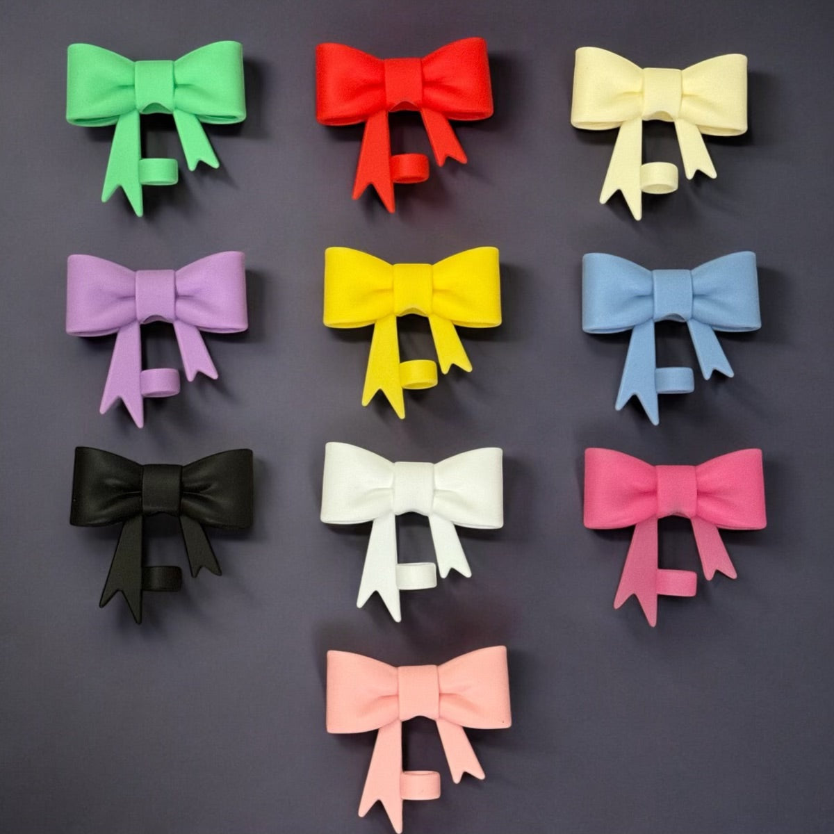 Large coquette Bow Straw Topper