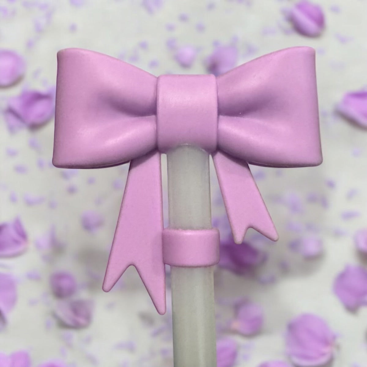 Large coquette Bow Straw Topper