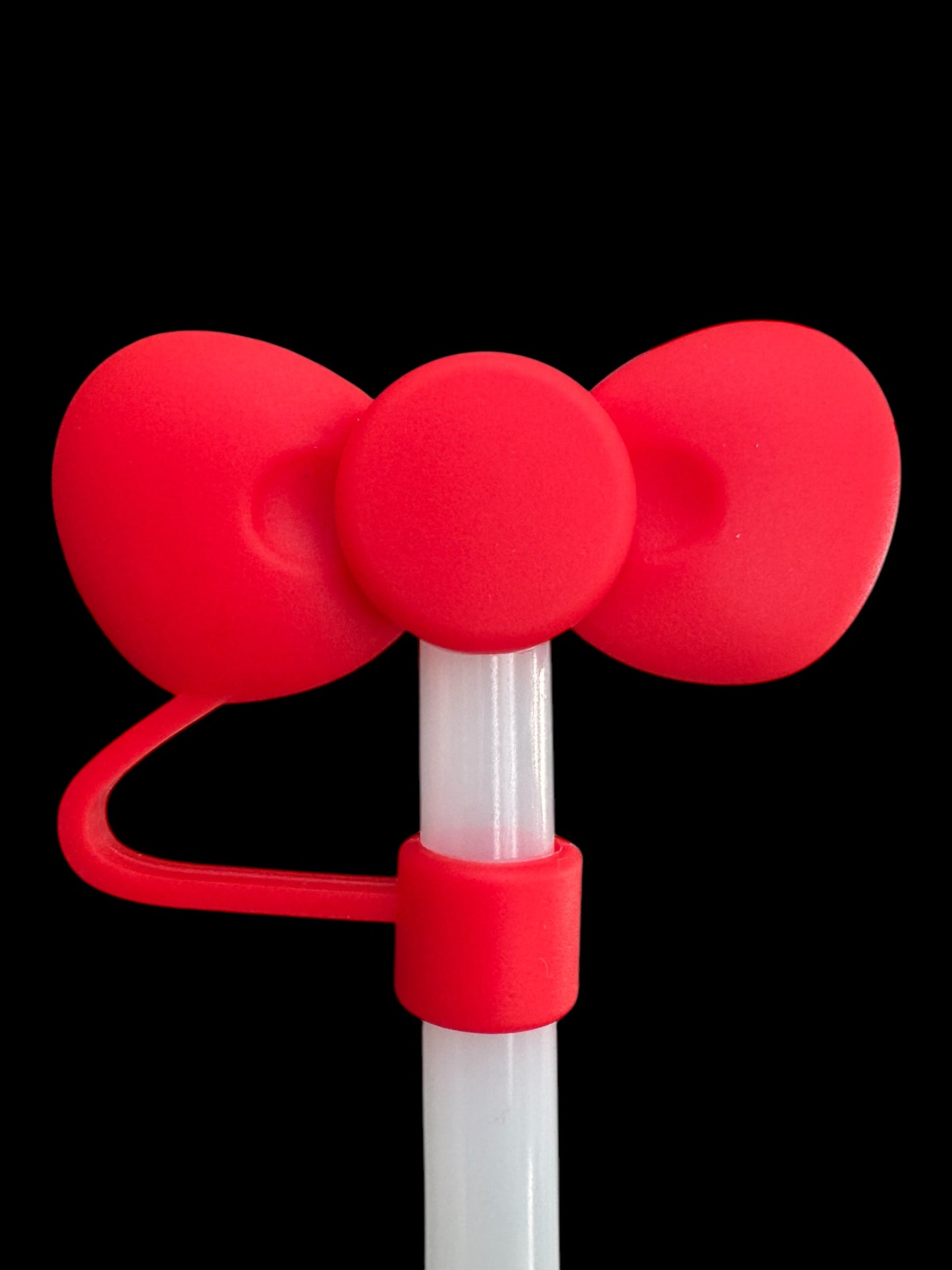 Hello Kitty Pink Red Straw Toppers