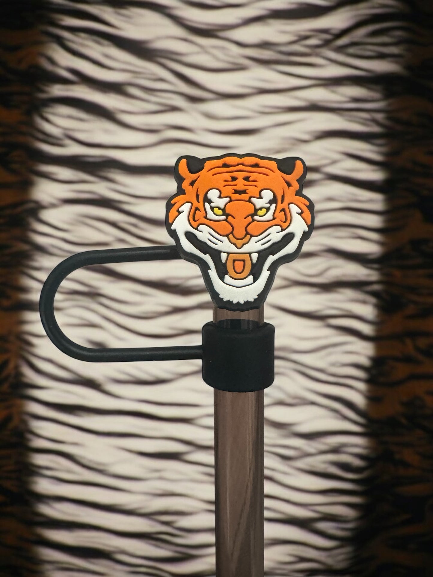 Tiger Tyla Stanley Cup Themed Straw Covers Lion Tiger Panther Crown