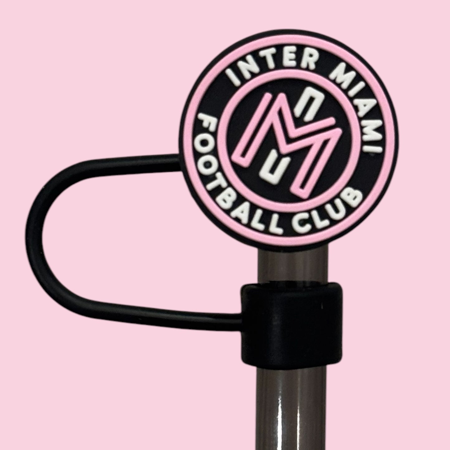 Messi Soccer Football Straw Toppers Miami Straw toppers