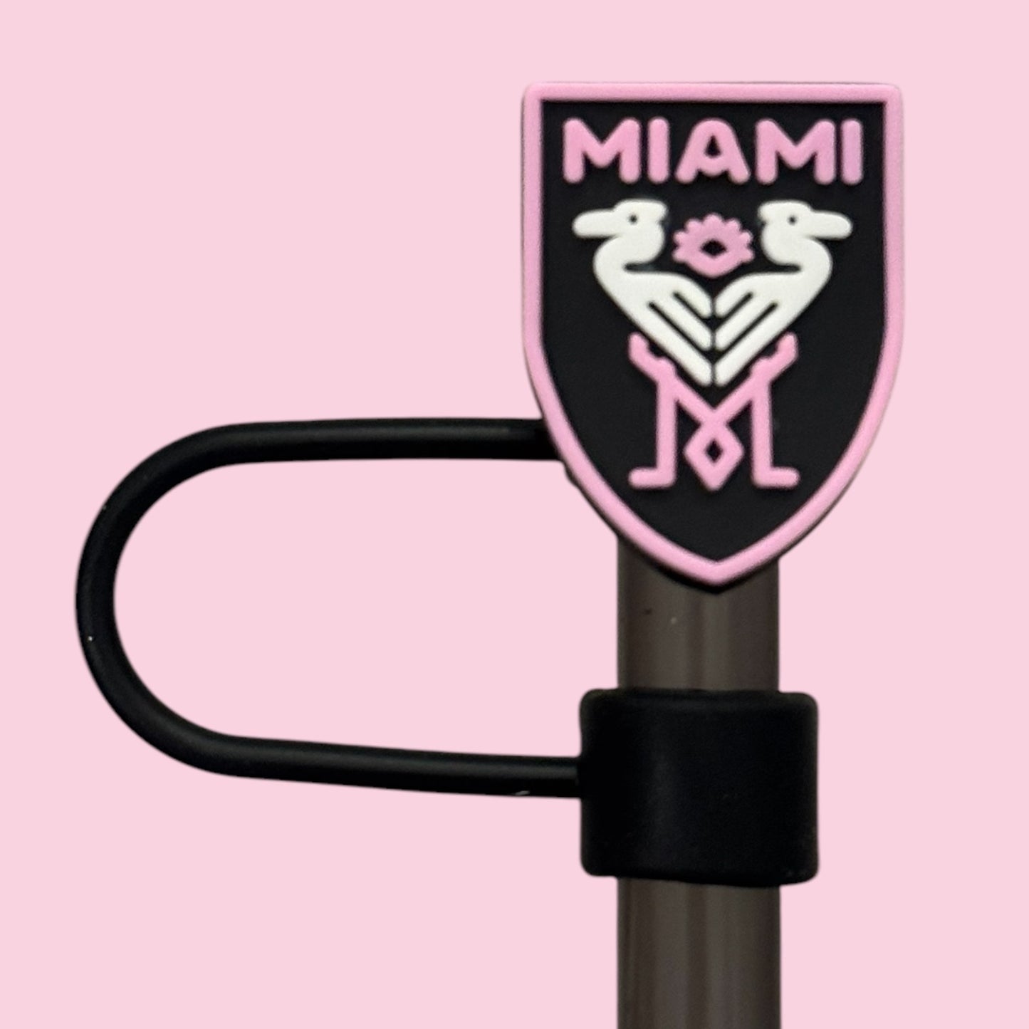 Messi Soccer Football Straw Toppers Miami Straw toppers