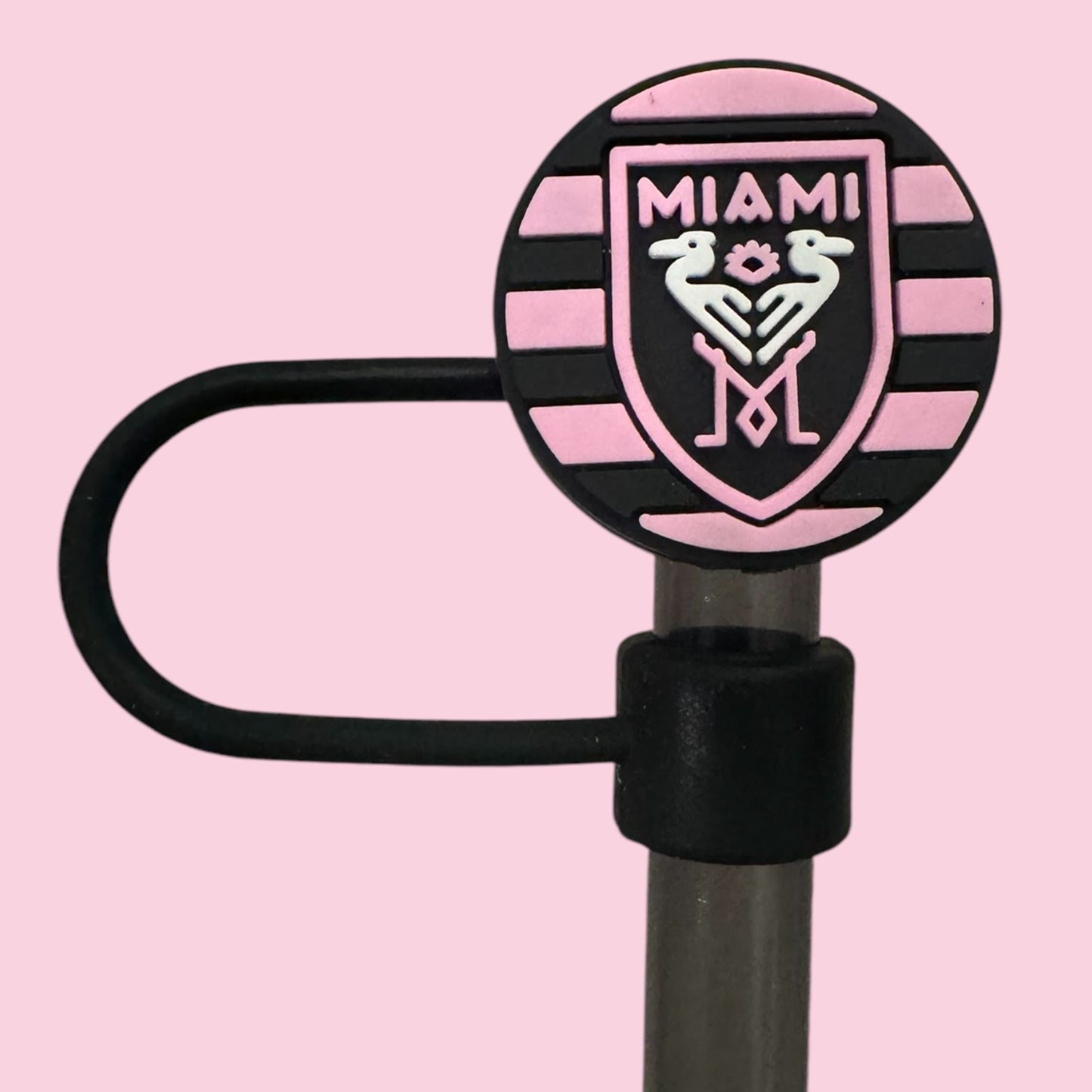 Messi Soccer Football Straw Toppers Miami Straw toppers