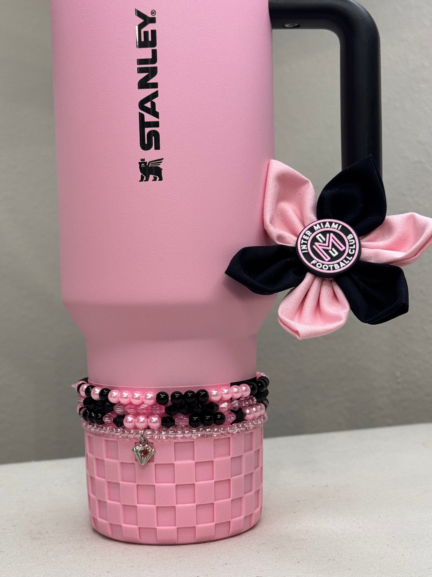 Messi Soccer Football Straw Toppers Miami Straw toppers