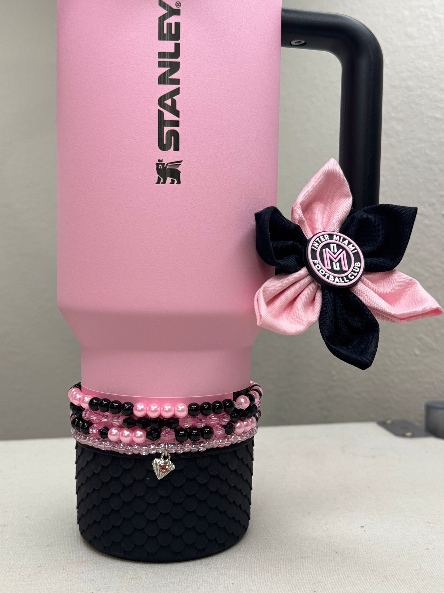 Messi Soccer Football Straw Toppers Miami Straw toppers