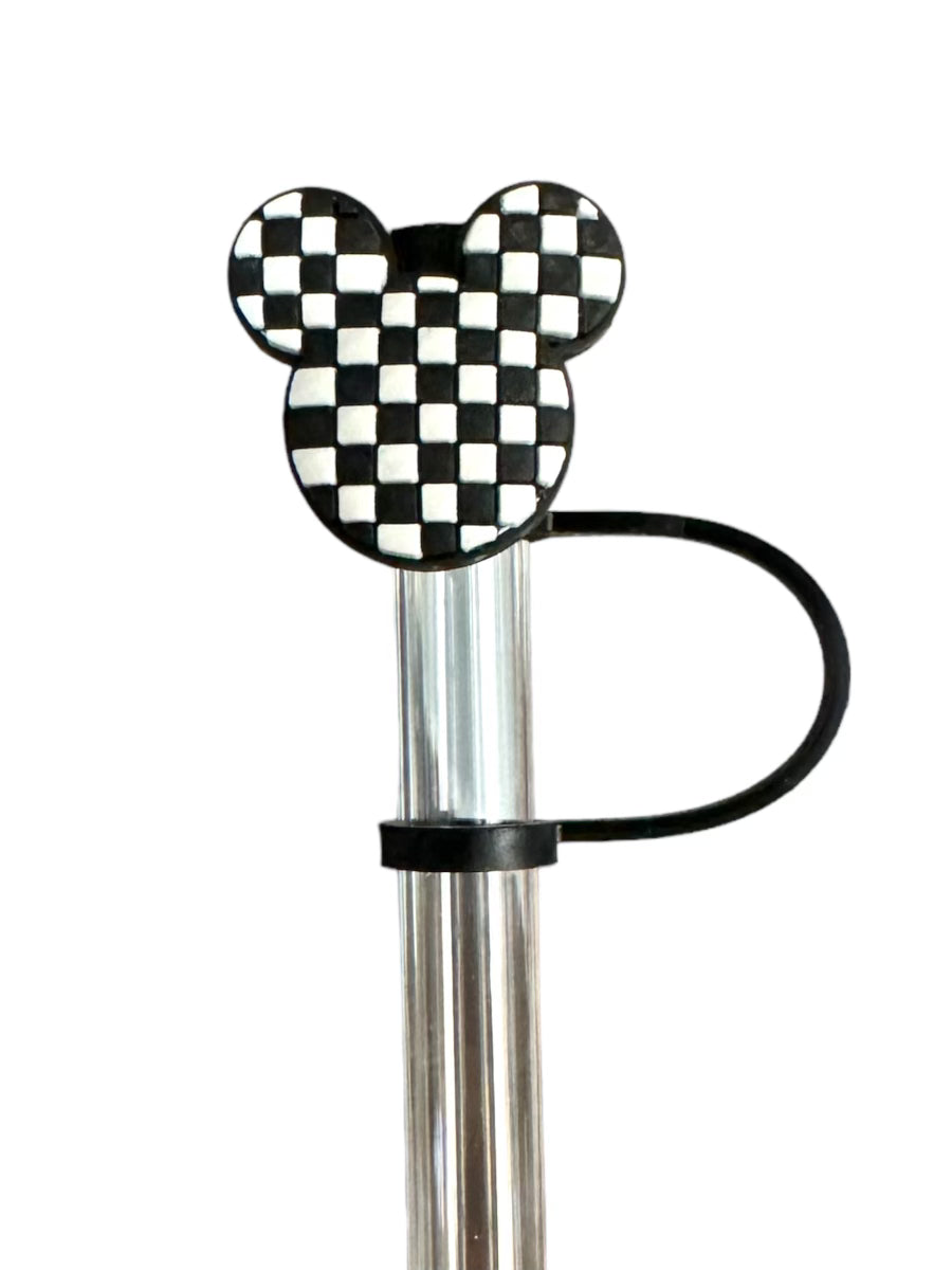 Mickey and Minnie Mouse Straw Toppers