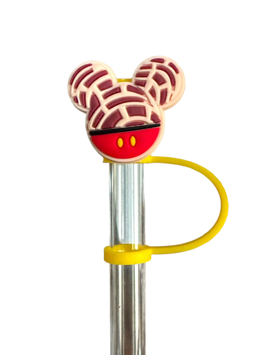 Mickey and Minnie Mouse Straw Toppers