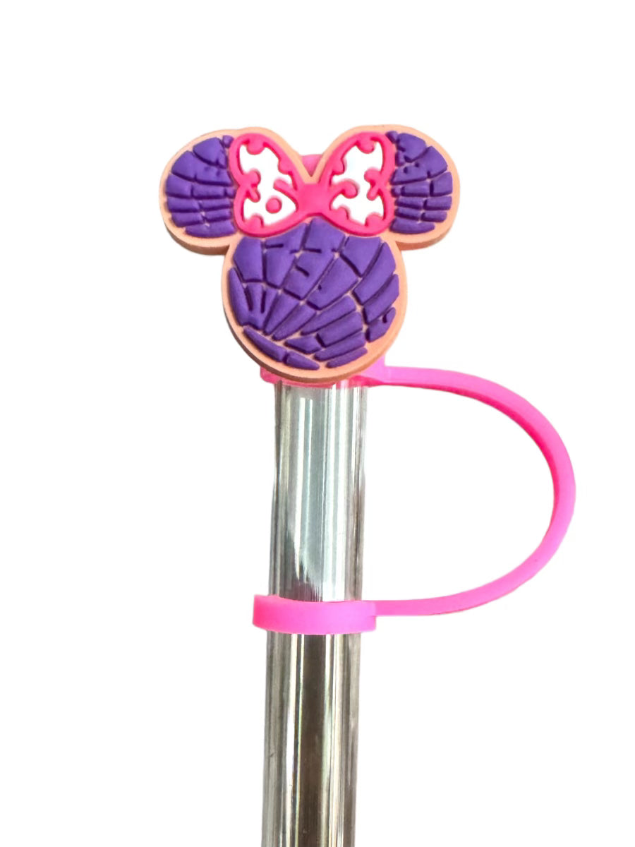 Mickey and Minnie Mouse Straw Toppers