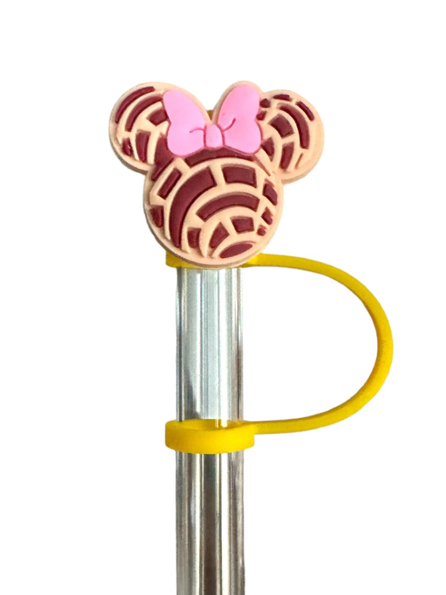 Mickey and Minnie Mouse Straw Toppers