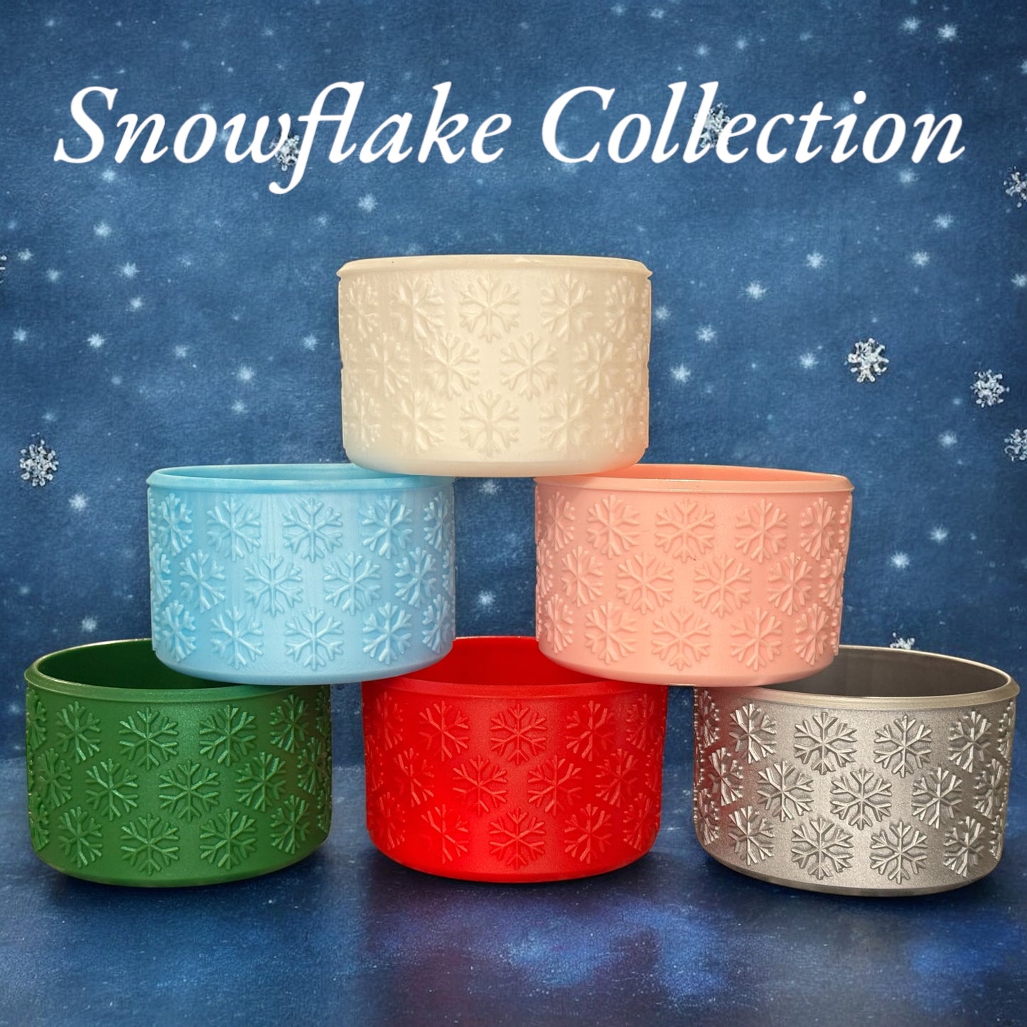 Snowflake Silicone Boot for 20-40 oz Tumblers