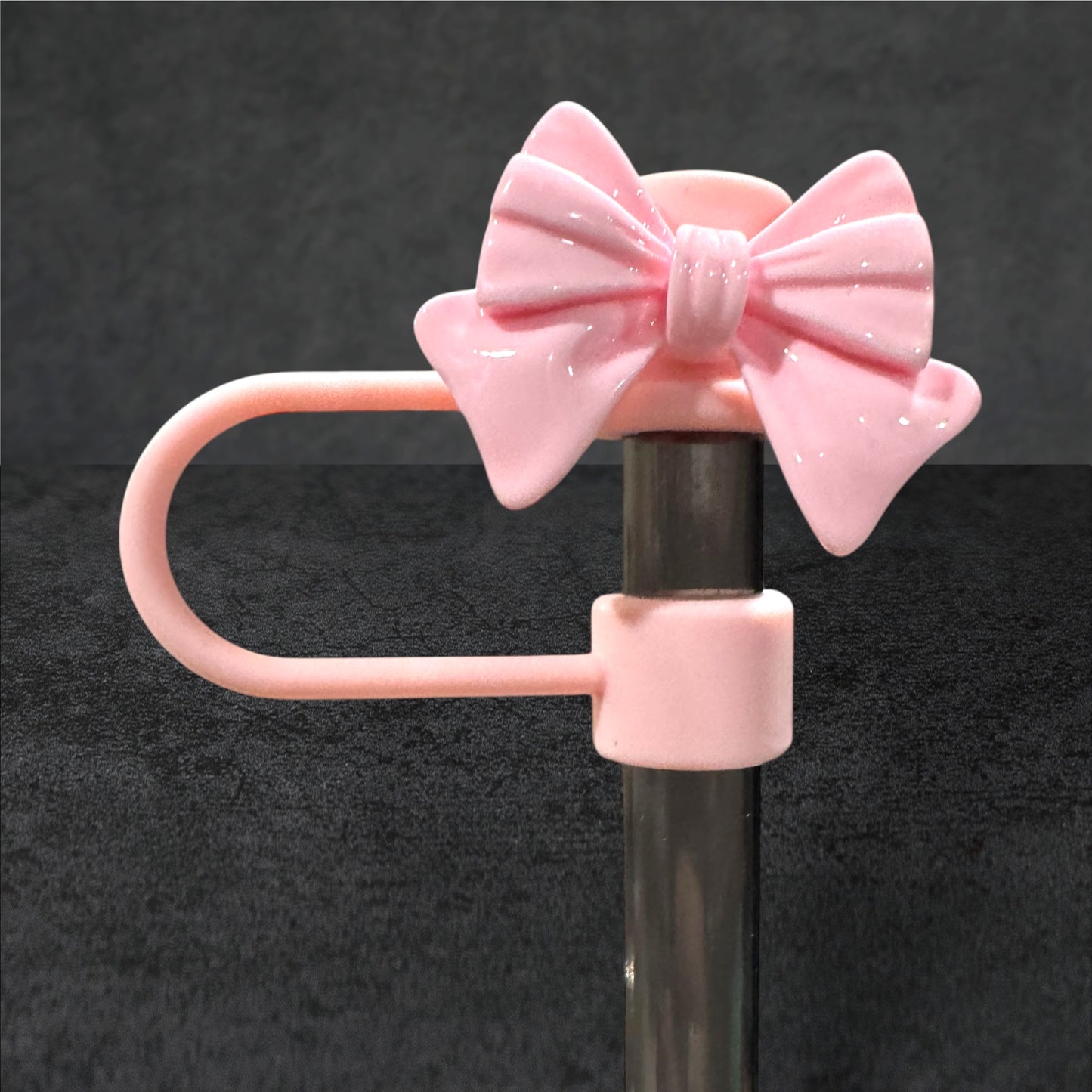 Small Bow Straw Toppers