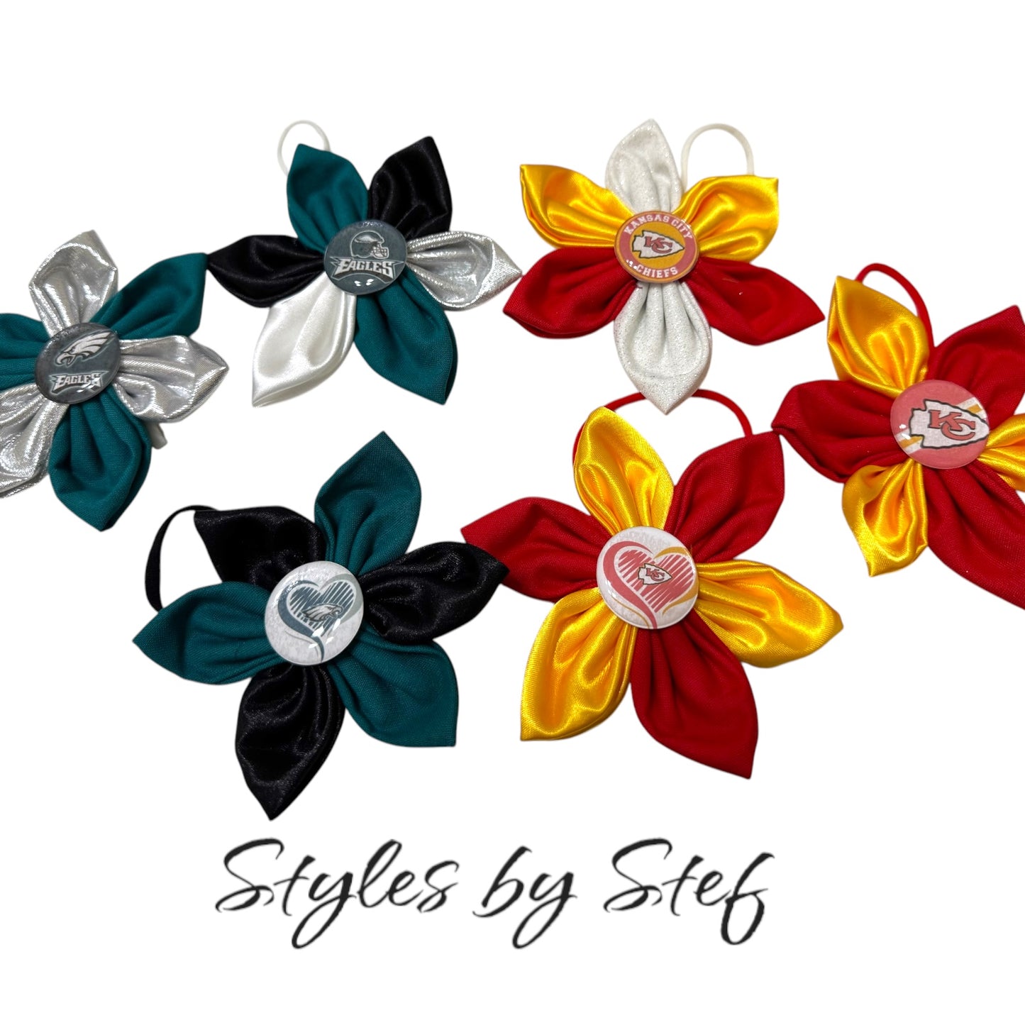 Super Bowl Chiefs or Eagles Floral Fancy